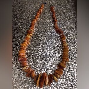 Real Amber Bead Necklace